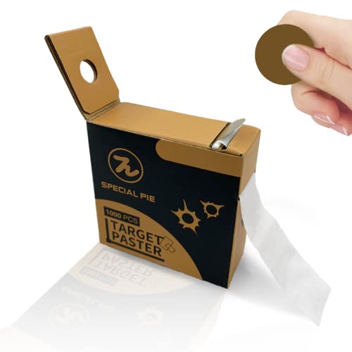 Hivista Shooting Target Stickers, 1000 Pcs 3/4" Dot Stickers Round Labels With Storage Box For Shooting Target Pasters, Office,Student Classroom(Sand Color) #TOP14