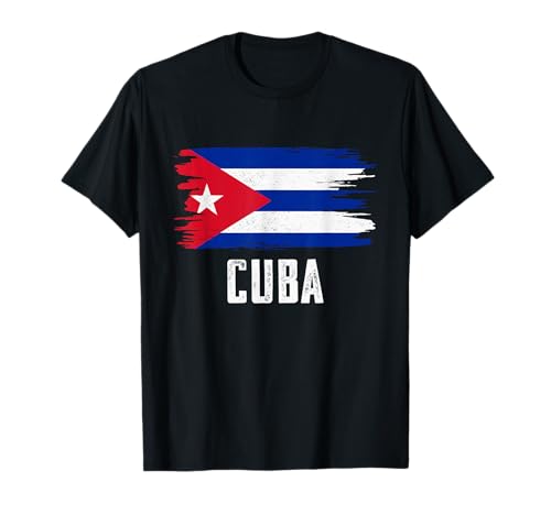 Camiseta Cuba para hombres y mujeres niños bandera cubana Cuba Camiseta