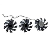 QKFTCSDW Ventilateur GPU 4 Broches 75MM Compatible avec la Carte Graphique GTX1660 1660TI RTX 2060 SUPER-8GD6 Thunder Edition OC HA