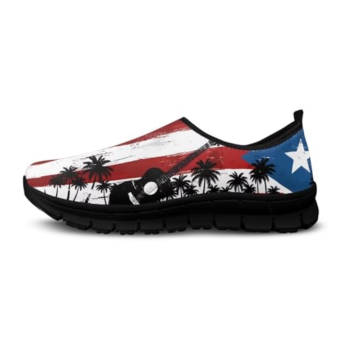Image of Womens Slip On Walking Shoes Non Slip Loafer Breathable Holiday Travel Shoe Lightweight Casual Low Top Sneakers SizeUS 5.5-11.5
