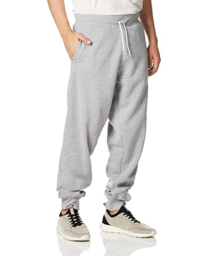 Wt02 Men's Basic Fleece Sweatpants, Heather Grey, Xx-Large #TOP1
