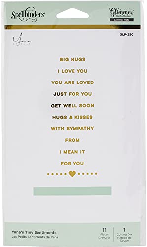 GLIMMER HOT FOIL Plate Tiny SENTI, Metal