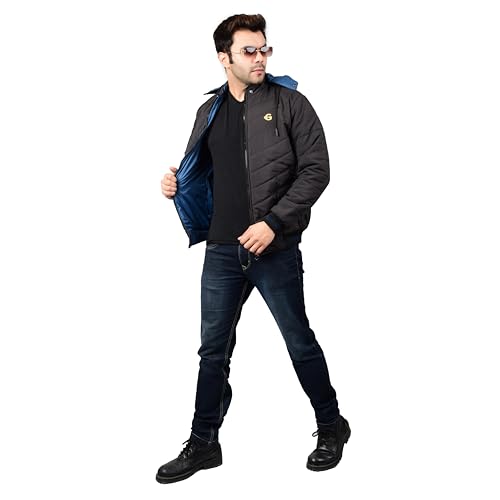 Image of Export Quality Reversible Puffer Jacket in AD94 Material best for Winterwear /Hiking /Biking /Camping /Mountaineering /Racing /Climbing /Tracking(Control Temperature up to 3 Degree Celsius.)(3C)