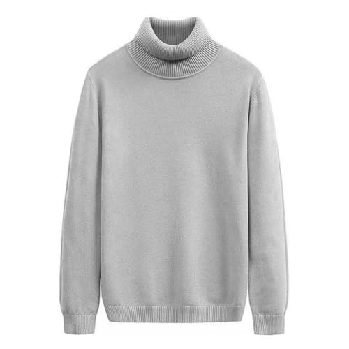 Men's Pullover Sweaters High Collar Casual Long Sleeve Basic Warm Sweater2
