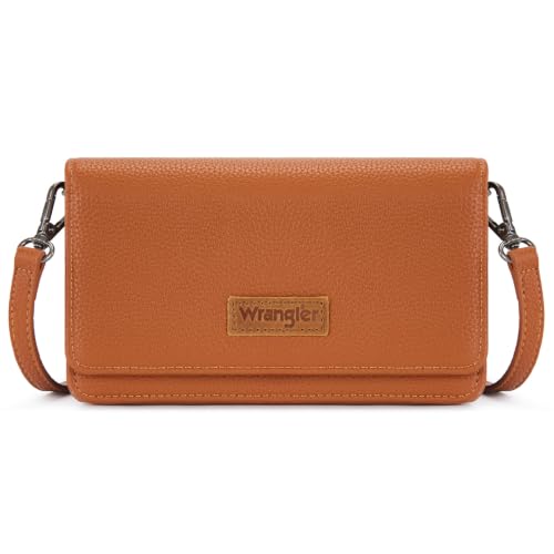 Image of Wrangler Small Crossbody Wallet Purses RFID Trendy Purses for Women with Adjustable Straps