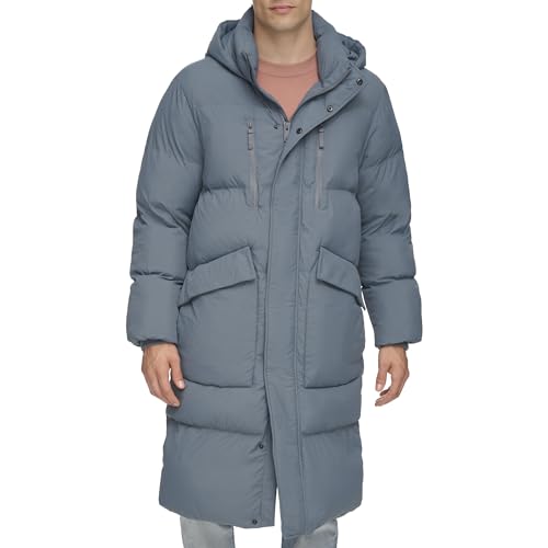 Image of DKNY Mens Nylon Flex Parka