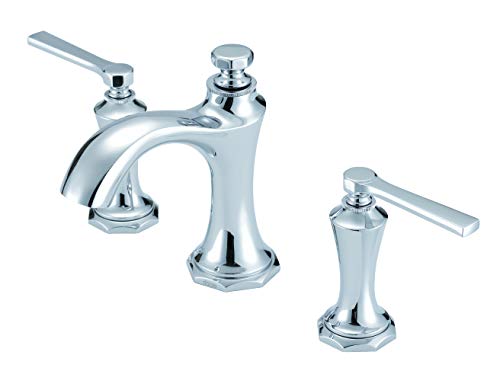 Danze D304128BN Draper Widespread Bathroom Faucet with Metal Pop-Up Drain, Brushed Nickel