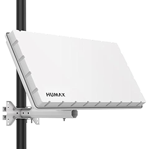 HUMAX Flat H39D4 SAT Flachantenne, Flache Satellitenschüssel für 4 Teilnehmer Cover