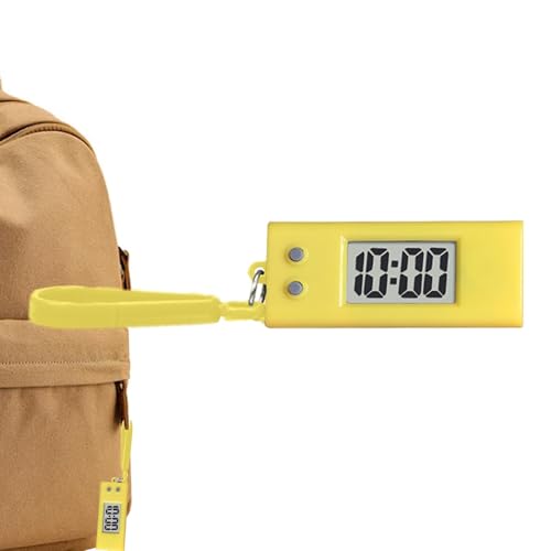 Reloj Digital del Soporte De Llave, Reloj del Llavero, Llavero con El Llavero con Colgante Transparente De Observación De Pantalla, Tiempo Preciso, Llavero para Niños para Niños para Niños