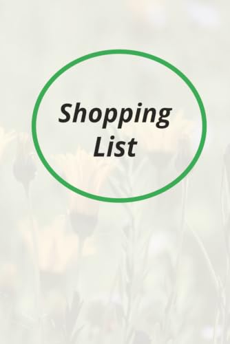 Shopping List