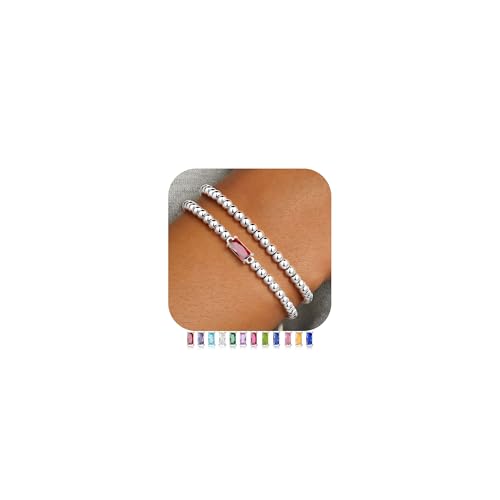 Beaded Birthstone Bracelet