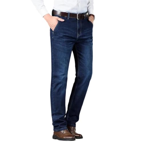 Men's Classic Soft Denim Work Pants for Work, Comfortable Everyday Jeans.