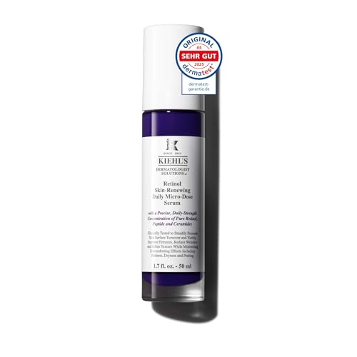 KIEHLS Retinol Skin-Renewing Daily Micro-Dose Treatment straffendes Serum für ein ebenmäßiges jugendlicheres Hautbild Falten mildernde Anti-Aging-Gesichtspflege