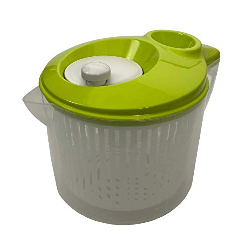 Snips Wash & Dry Salad Spinner, 3 Quart, Green #TOP2
