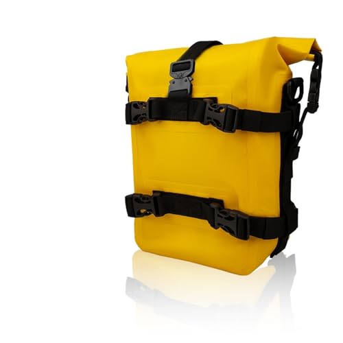 Sac placement d'outils étanche pour moto avec fixation pare-chocs rigide