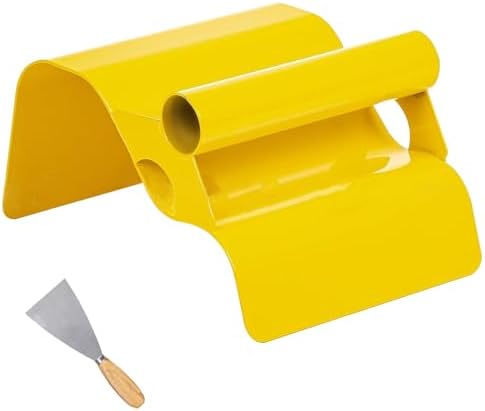 Pcmursal Concrete Curb Trowel, Curb Tool for Concrete Edging, Concrete Curb Machine, Landscape Curb Trowel with Putty Knife