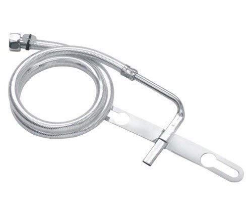 INDOROX Toilet Jet or Bidget Hands-Free Spray with 1 m Heavy PVC Hose-(Multiple Design) (Multi)