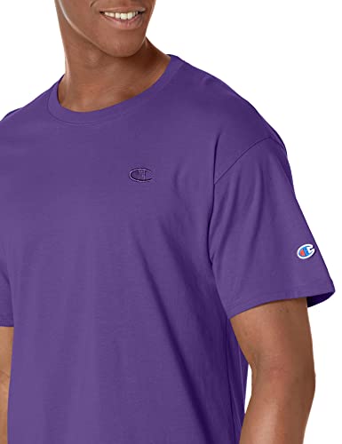 Champion Mens Classic Jersey Tee Shirt, Purple Pr, X-Large Us #TOP2