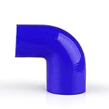 Tipo: reductor de codo Warmhouse Reductor de Codo Universal de 90 Grados 51 57 mm Acoplador de Tubos de Manguera de tubería de Silicona de vacío InterCooler Turbo Agua Tubería de Aire