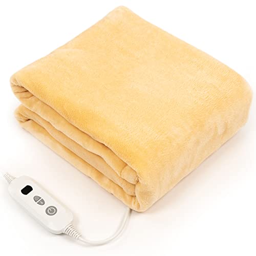 黄色の電気ブランケット