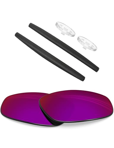 Image of BLAZERBUCK Anti-salt Polarized Replacement Lenses & Sock Kit for Oakley Whisker OO4141 Sunglass