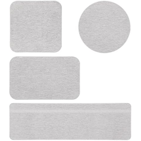 OwnMy Set of 4 Water Absorbent Diatomite Drink Coasters, Diatomaceous Earth Soap Holder Water Drying Soap Saver Dish Toothbrush Holder Set for Bathroom and Kitchen (Light Grey) Cover
