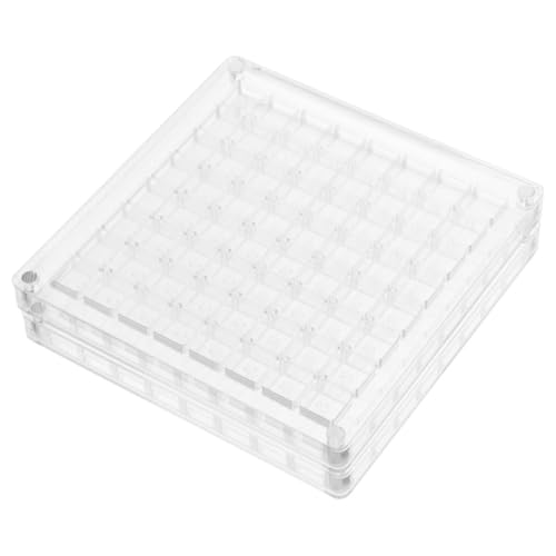 Beatifufu 2個入り ボックス シェル収納ボックス 貝殻ディスプレイフレーム 貝殻収納ホルダー ネイルチャームオーガナイザー 貝殻収納ケース 貝殻ケース アクリル Transparent