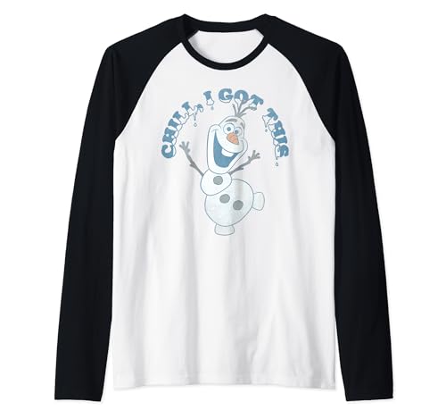 T-shirt Olaf Reine des Neiges vêtement enfant baseball raglan coton confortable