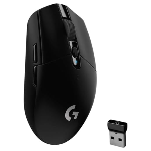 logitech G305 LIGHTSPEED Wireless Gaming Mouse, Black (Renewed)
