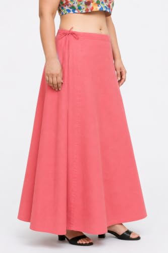 Image of CITIX Pure Cotton Petticoat for Women's Saree | Adjustable Drawstring Waist