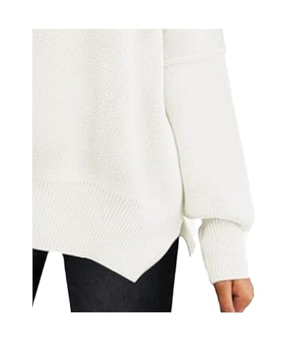 Image of SEMATOMALA Women's Oversized Plain Batwing Sweaters Fall Winter Crewneck Trendy Pullover Knit Jumper Tops