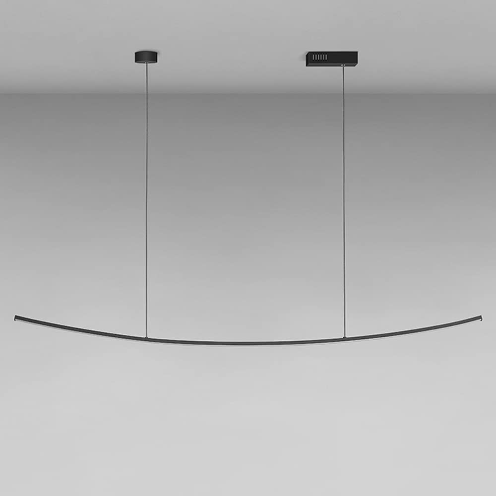 Nowoczesne ściemnialne oświetlenie wiszące LED do kuchennej wyspy, liniowy żyrandol LED, regulowana wisząca lampa wisząca LED do stołu jadalnego, salonu, baru