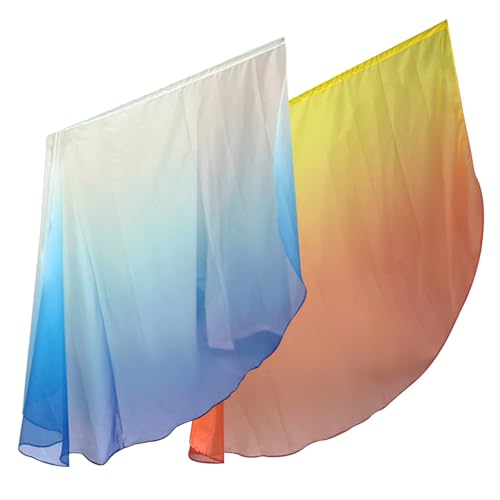 Drapeau de danse louange pour célébration et culte en église 2pcs