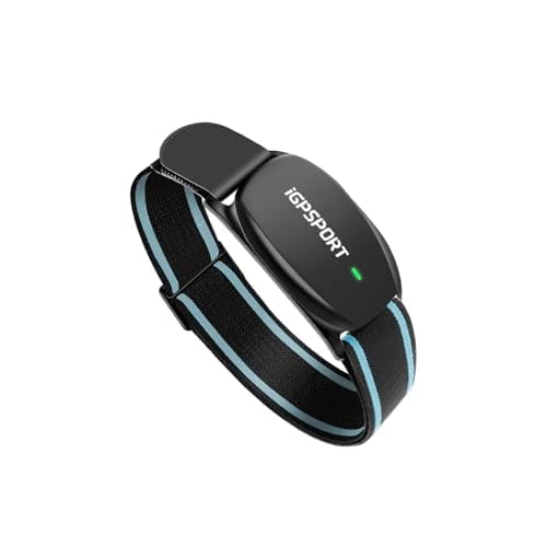 iGPSPORT HR70 Moniteur de fréquence Cardiaque, Brassard étanche Bluetooth Ant+ Idéal pour Le Vélo Jogging Yoga Fitness