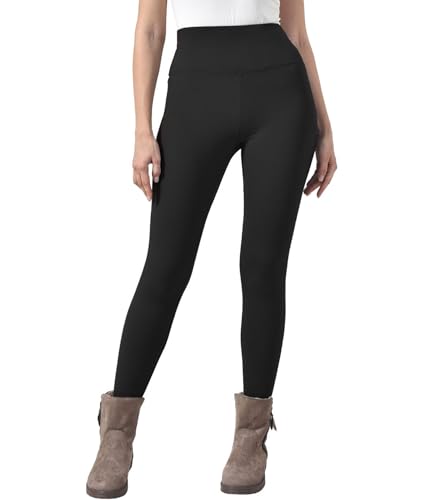 Ipletix Women's Fleece Lined Leggings - High Waisted Warm Fleece
