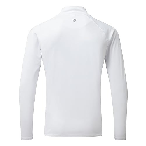Gill Mens Long Sleeve UV Tec Zip Top - 50+ UV Sun Protection4