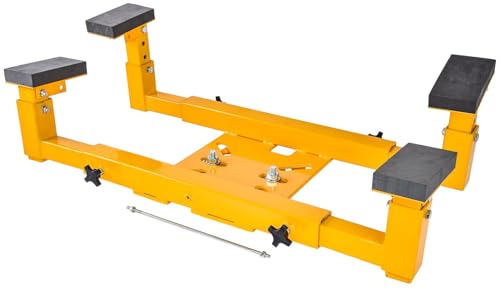 JEGS Transmission Jack Fuel Tank Adapter | Adjustable | Foam Pads Protect Tanks | Holds Tanks Up To 40 Gallon Capacity | Fits Most Transmission Jacks | Includes 1 Adapter Lifting Saddle