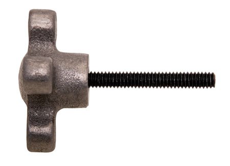 2 3/4" Span, 5/8-11 x 1 3/4" thd., Flat Point, Hand Knob Assembly (1 Each)