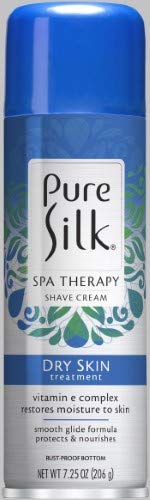 Pure Silk Dry Skin Treatment Spa Therapy Shave Cream for Women (Pack of 10)