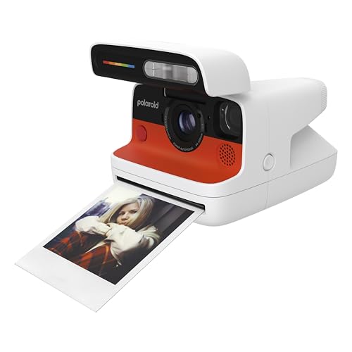 Image of Polaroid Flip Instant Camera + Color Film Bundle (16 Photos Included) - White (6652) - Hyperfocal 4-Lens System, Sonar autofocus, and Sence Analysis with Bluetooth paired Companion app