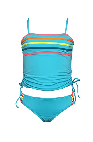 Hobie Girls' Adjustable Tankini Top and Hipster Bottom Swimsuit Set