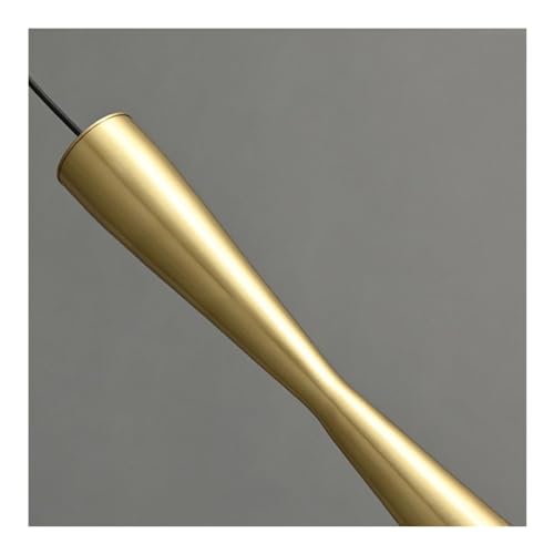 Lampe suspendue dorée en cuivre chic lustre chic salon