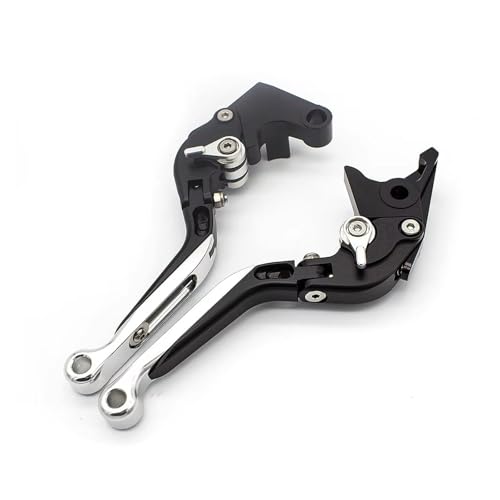 Levier d'embrayage et frein usiné CNC finition C Silver pour moto Hornet CB600F 2008 2009 2010