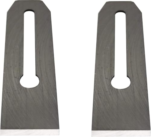 PRESIZE 2 Pack of 2" Inch Wide Replacement Bench Plane Blades - for No. 4 & No. 5 Iron Bench Planes by all Major Brands