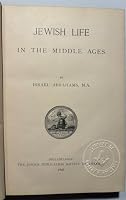 Jewish Life In the Middle Ages By Israel Abrahams B006AQYIZQ Book Cover