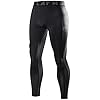 LAFROI Men’s Quick Dry Cool Compression Fit Tights Leggings Waistband-YSK08