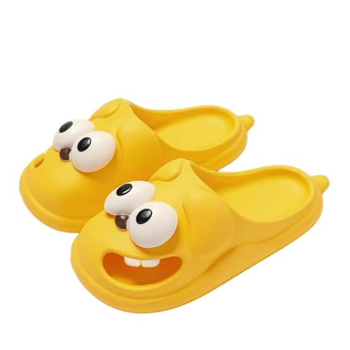 Big Eye Dog Slippers, Kissing Slippers, Anti-Slip Beach Pool Shower Shoes, Summer Novelty Home Sandals