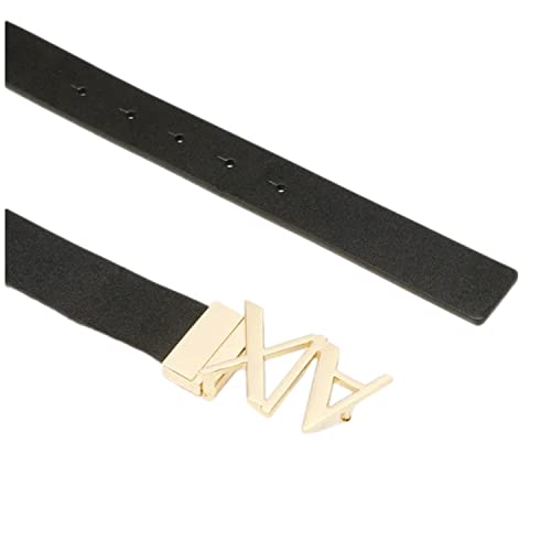 Image of A|X ARMANI EXCHANGE Men's Gold Ax Buckle Reversible Hinge Belt