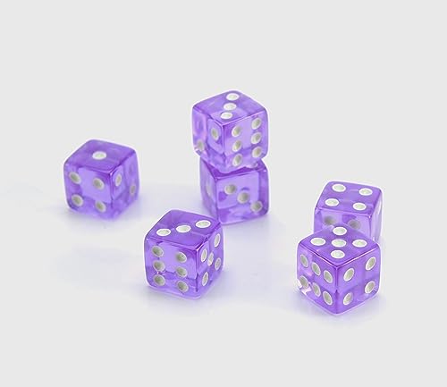 Harbor Loot Purple Dice Shaker Cup Complete With Matching Dice Set Of Six Purple Translucent Dice #TOP6