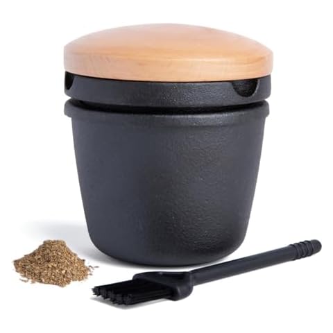 TOMO Cast Iron Spice Grinder for Herbs and Spices Cover